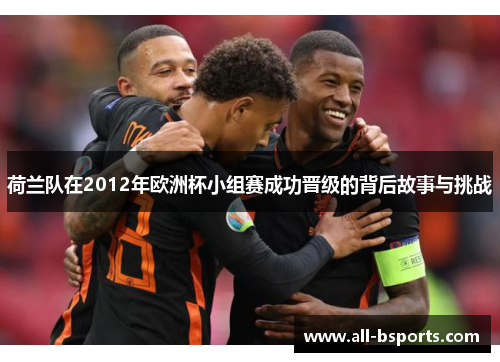 荷兰队在2012年欧洲杯小组赛成功晋级的背后故事与挑战